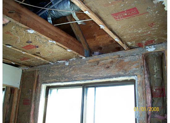 Kitchen Wall Damage To Ceiling